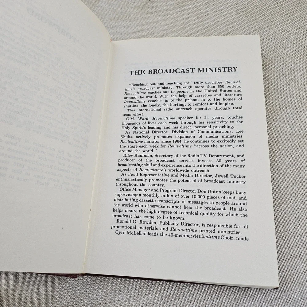 Revivaltime Pulpit No 21 Hardcover Book 1977‎ Assemblies of God Sermons CM Banks